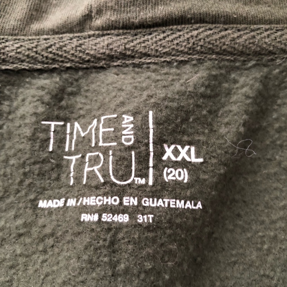 Time and Tru Dark Green Jacket - Picture 2 of 2